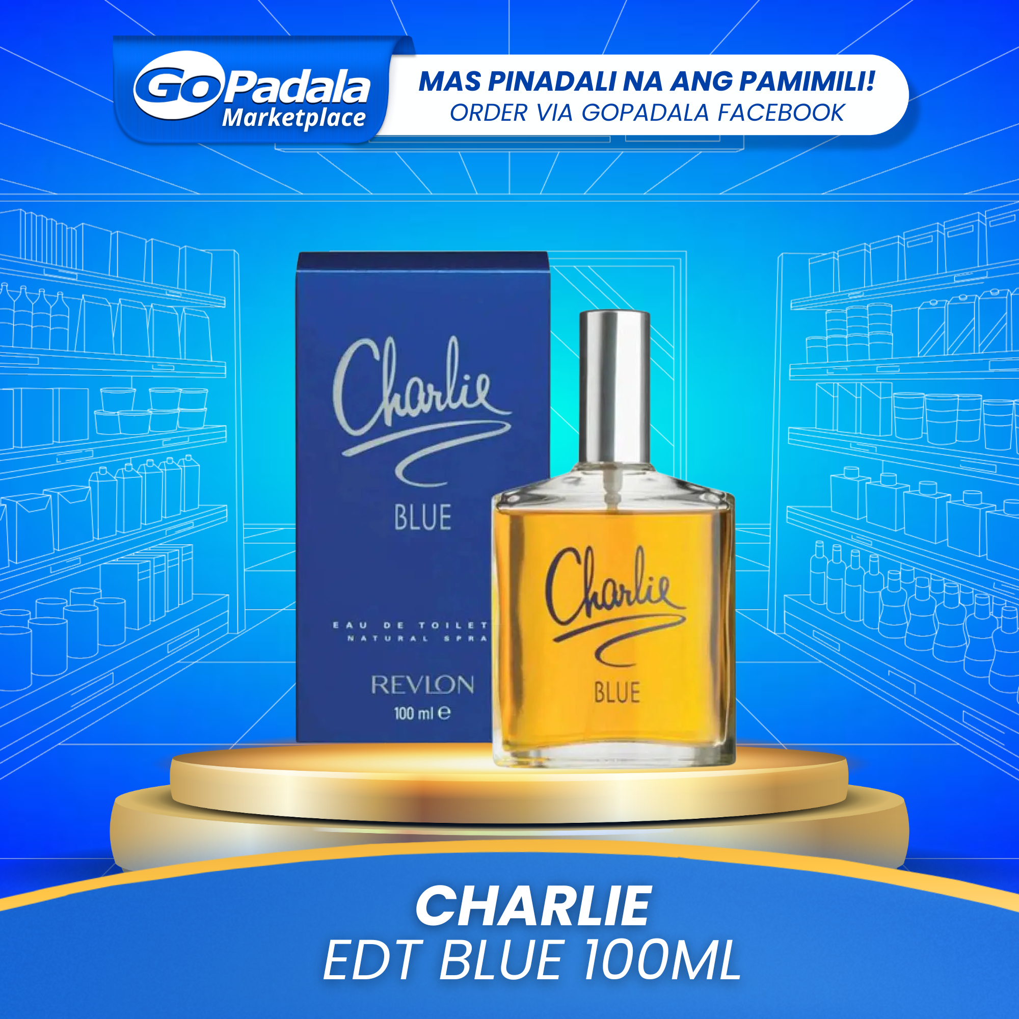 Charlie EDT Blue 100ml