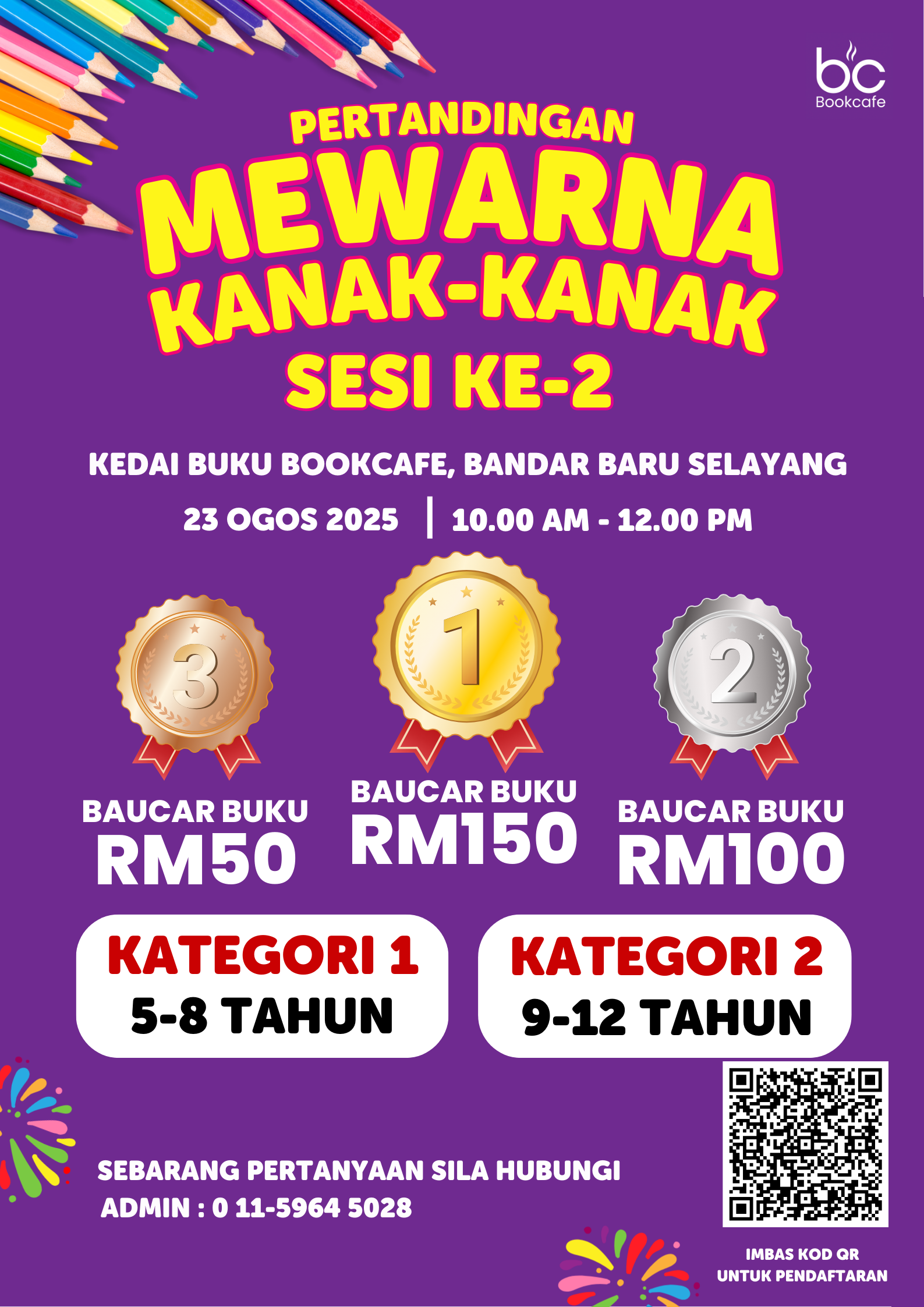 )sesi pagi )pertandingan mewarna AA