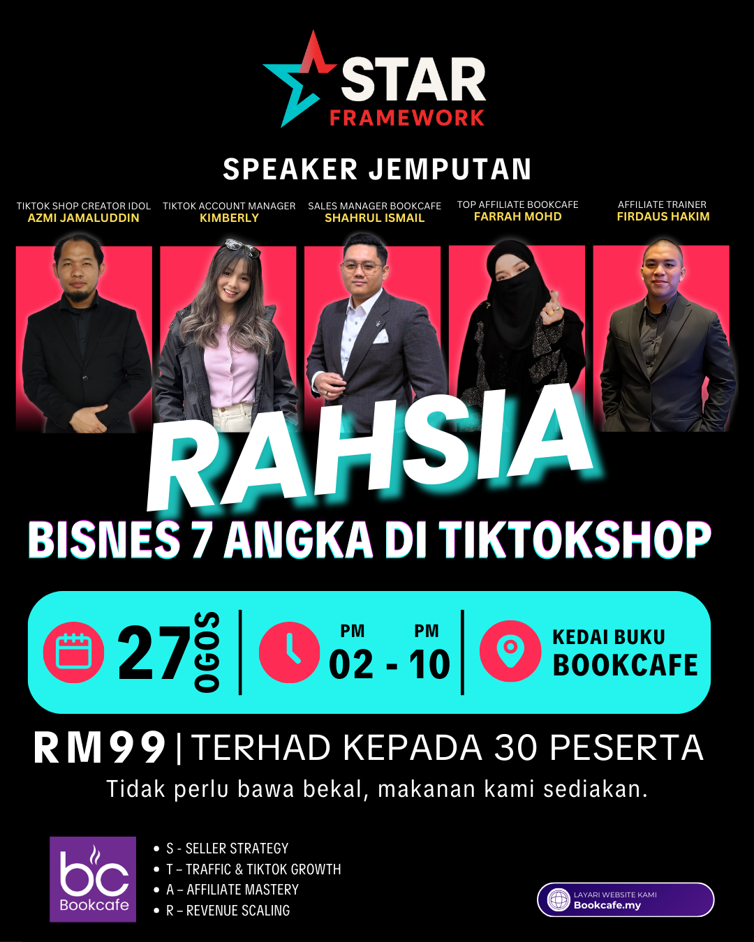 poster event jualan gudang star framework