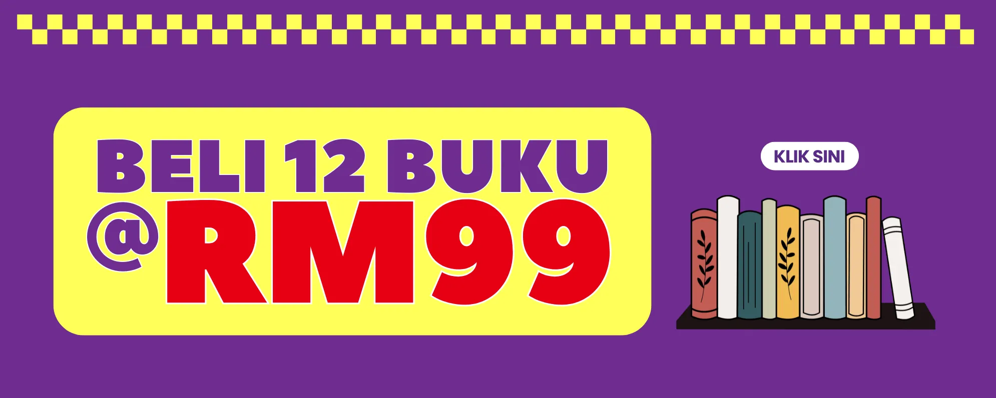 BELI 12 BUKU @ RM99
