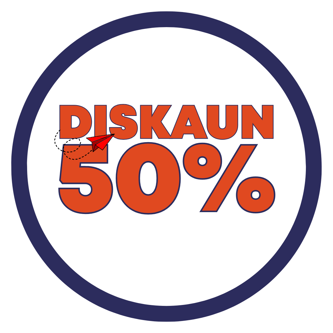 DISKAUN 50%