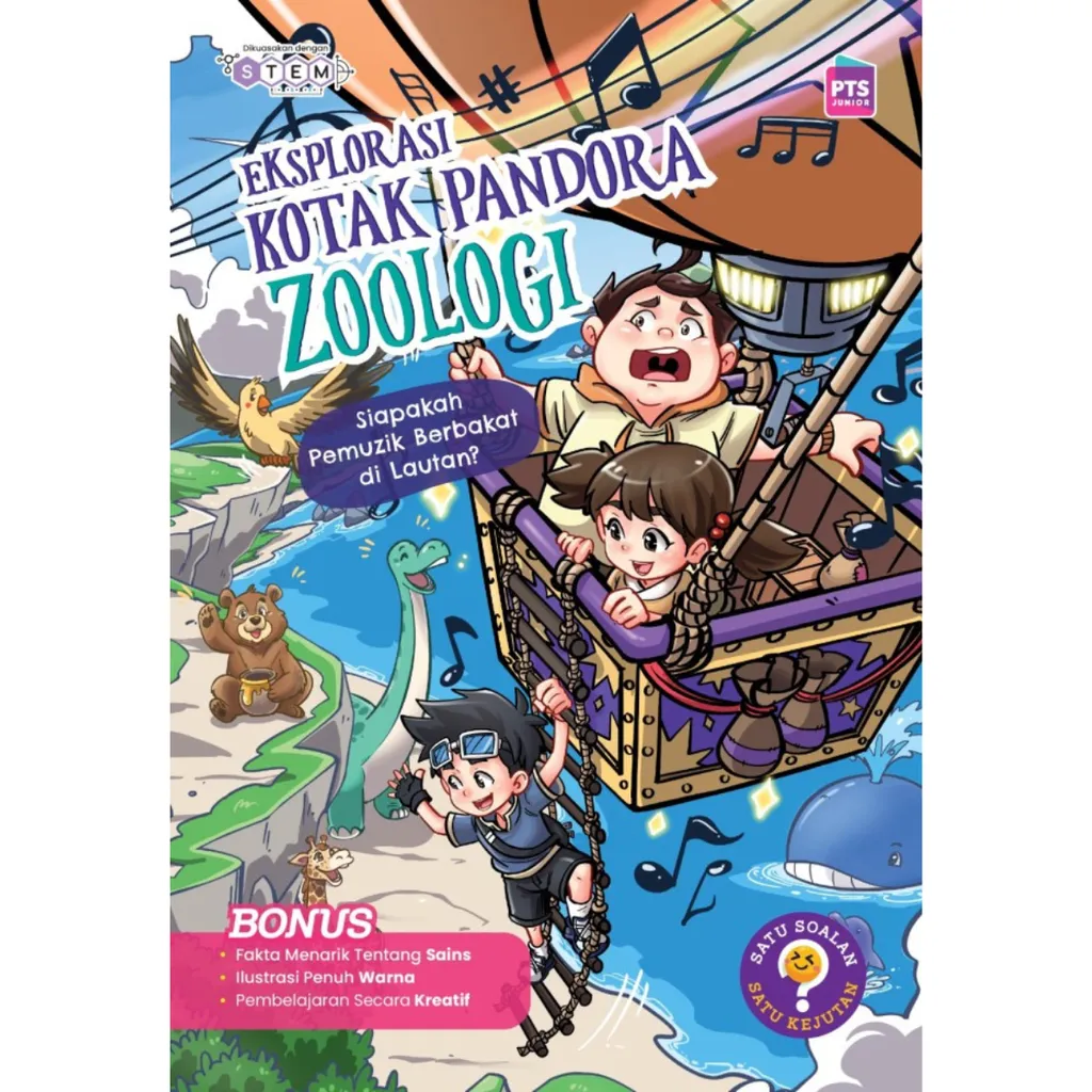 Imej utama kulit buku Siri Alam Sains: Eksplorasi Kotak Pandora Zoologi