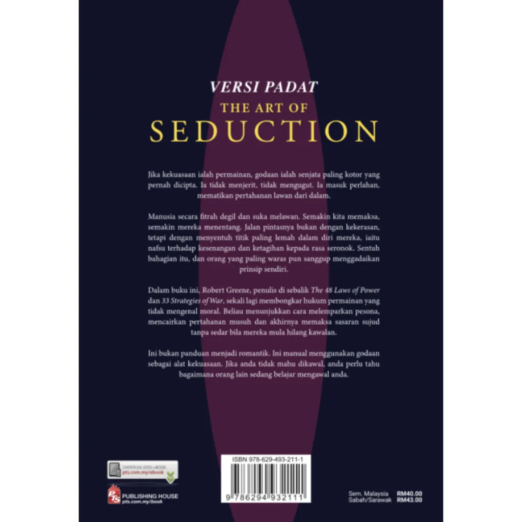 Paparan tambahan 2 untuk buku Versi Padat The Art Of Seduction - Edisi Bahasa Melayu