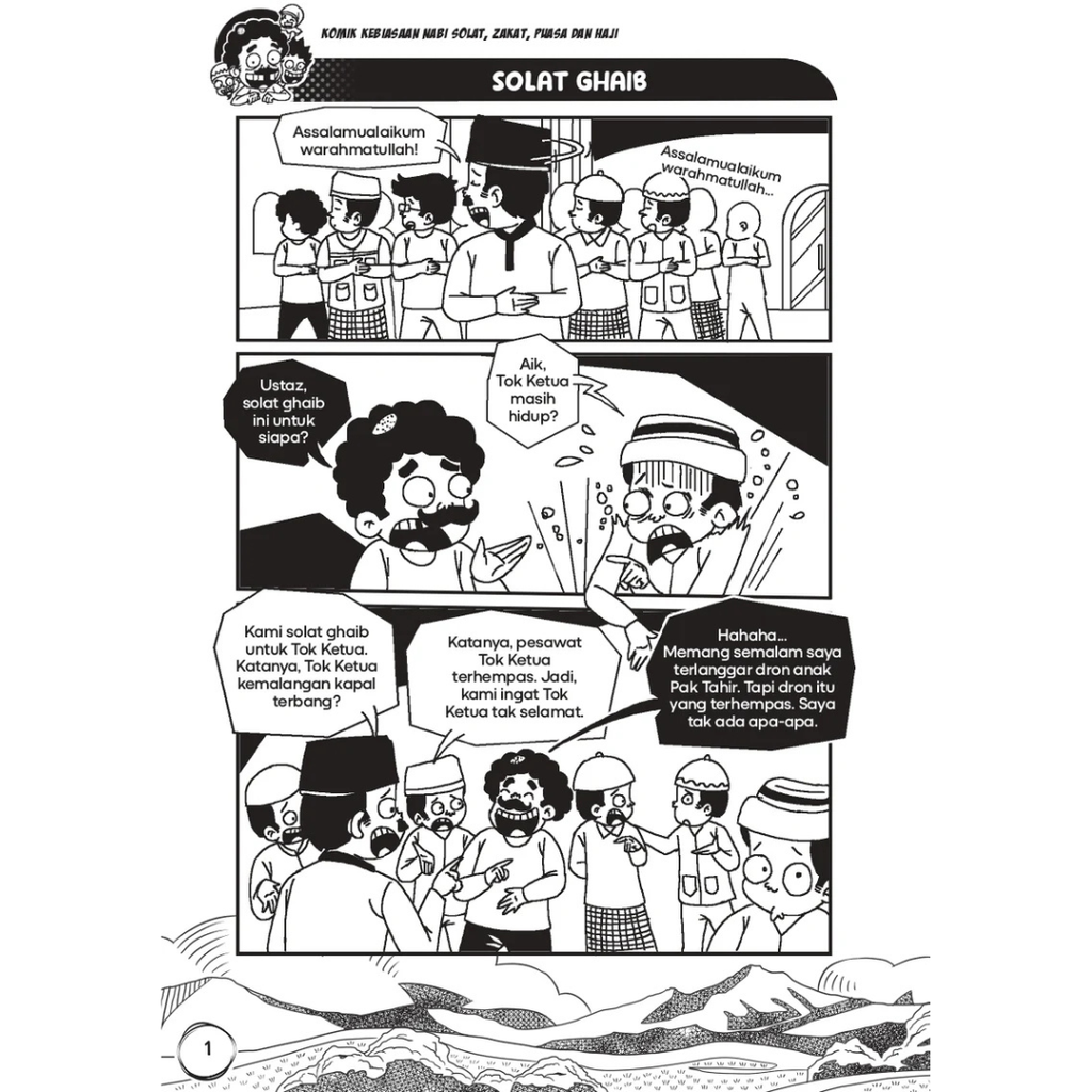 WHITE BACKGROUND isi solat , zakat