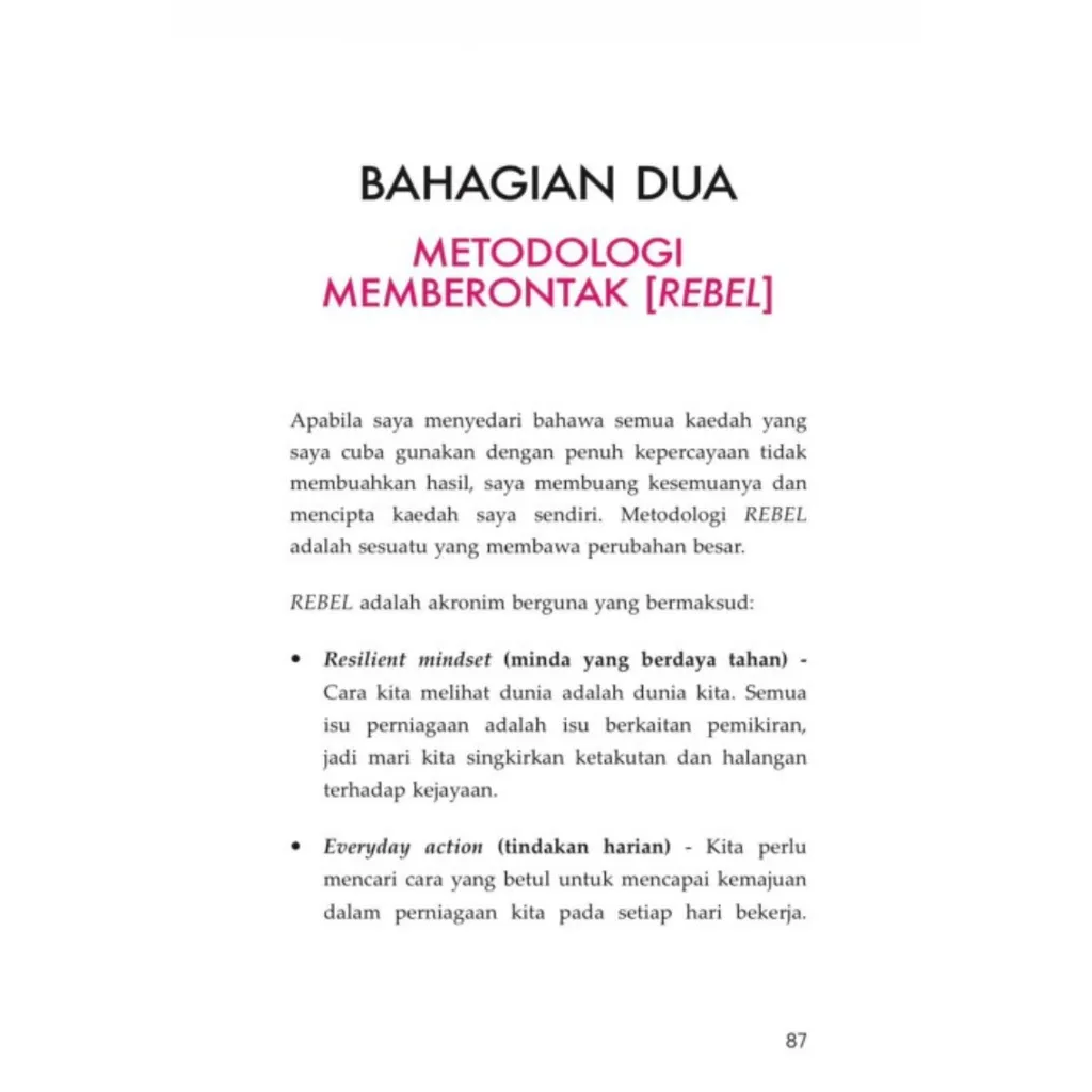 Paparan tambahan 4 untuk buku Good Girl Rebellion - Edisi Bahasa Melayu