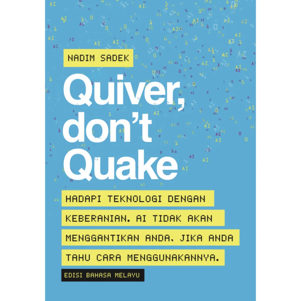 Imej utama kulit buku Quiver, don't Quake - Edisi Bahasa Melayu