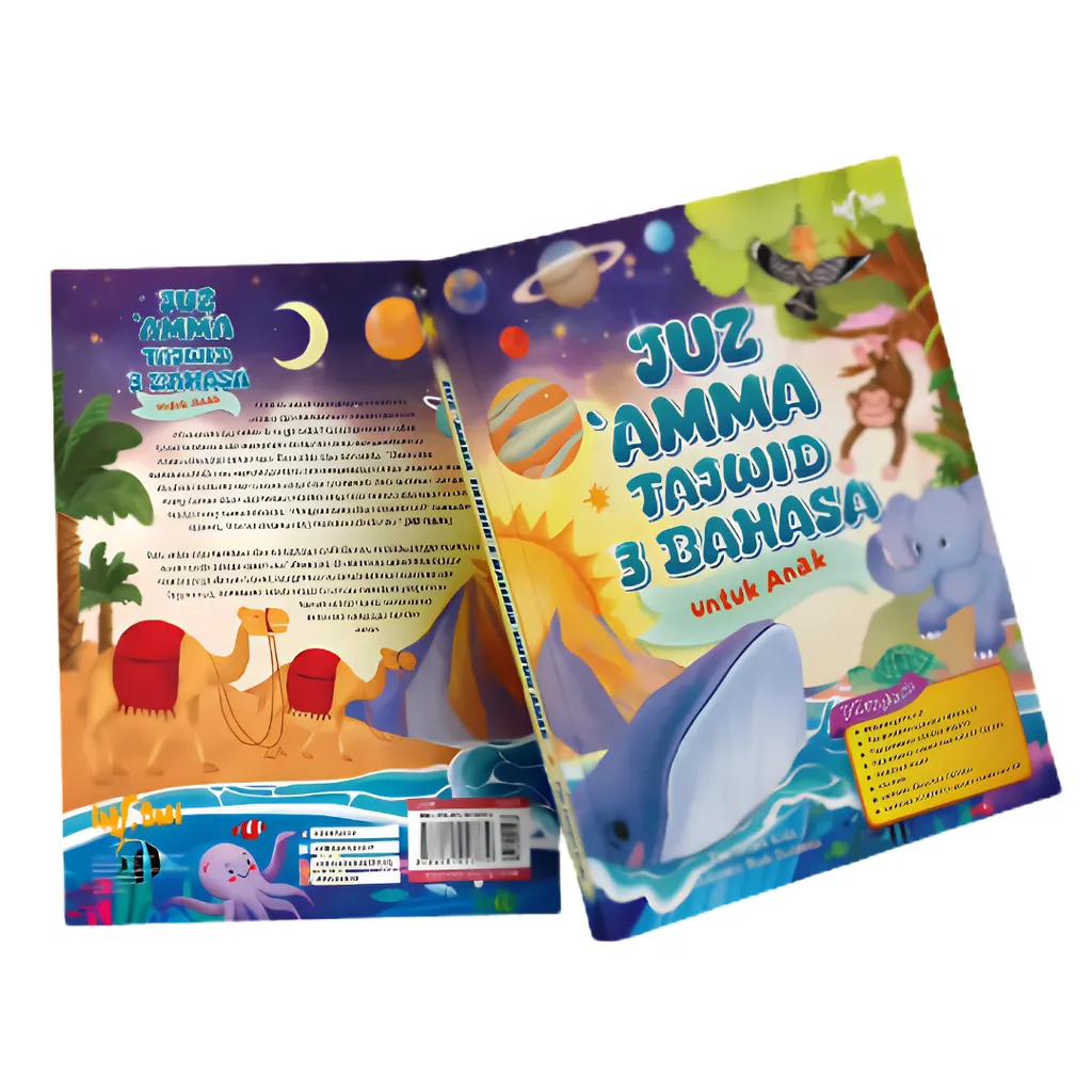 Paparan tambahan 3 untuk buku Juz Amma Tajwid 3 Bahasa untuk Anak - Buku Indonesia