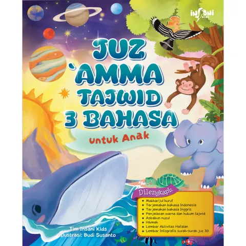 [GEMA INSANI] Juz Amma Tajwid 3 Bahasa untuk Anak - Buku Indonesia
