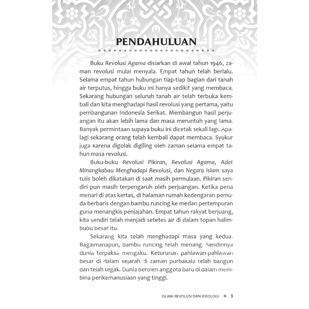 Paparan tambahan 4 untuk buku HAMKA: Islam Revolusi dan Ideologi - Buku Indonesia