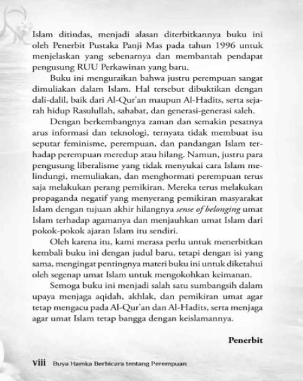 Paparan tambahan 6 untuk buku HAMKA: Buya Hamka Berbicara tentang Perempuan - Buku Indonesia