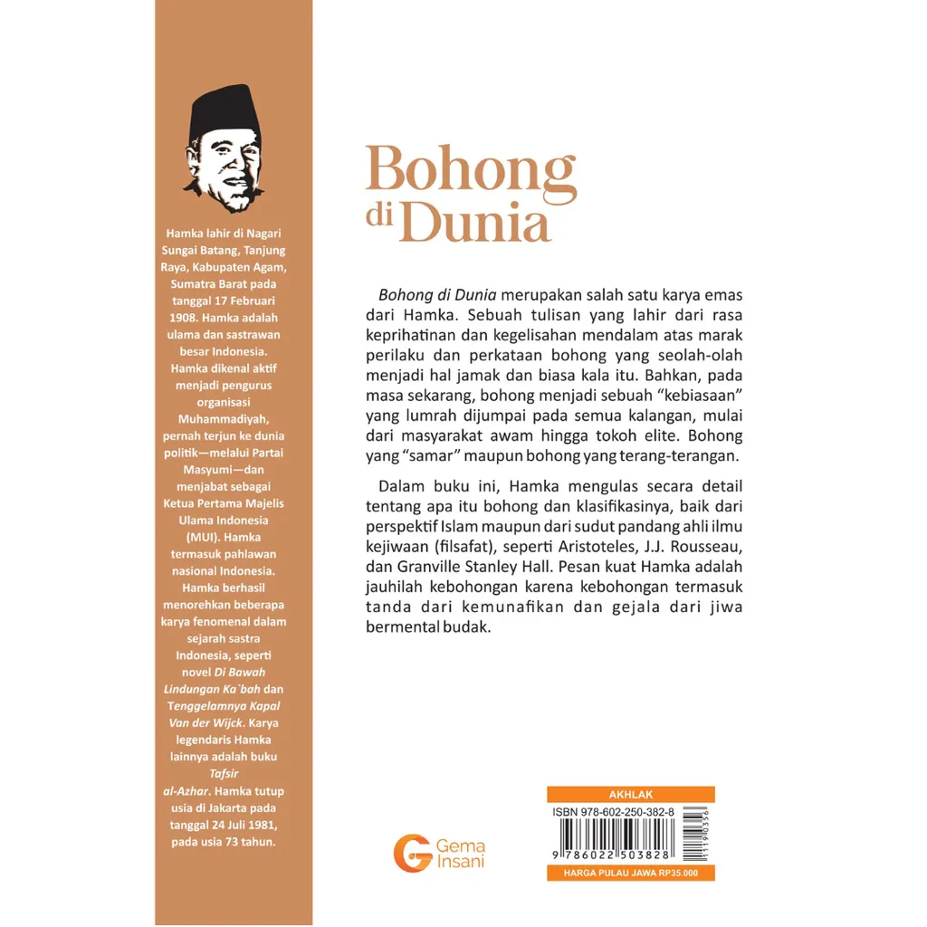 Paparan tambahan 5 untuk buku HAMKA: Bohong di Dunia - Buku Indonesia