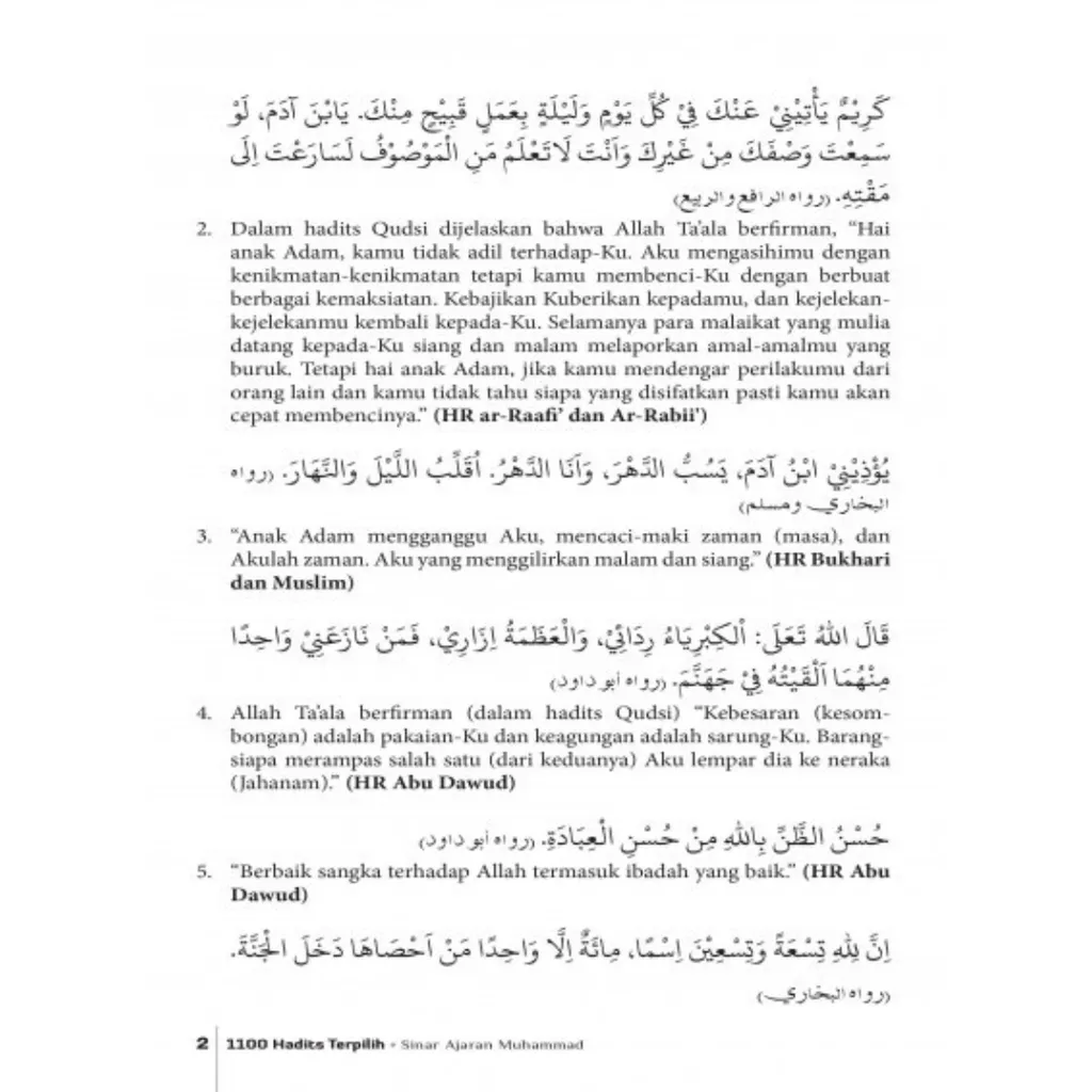 Paparan tambahan 6 untuk buku 1100 Hadits Terpilih - Buku Indonesia