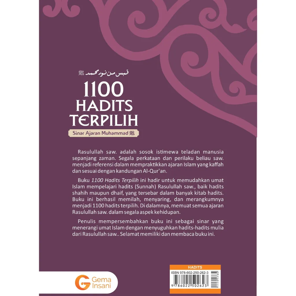 Paparan tambahan 8 untuk buku 1100 Hadits Terpilih - Buku Indonesia