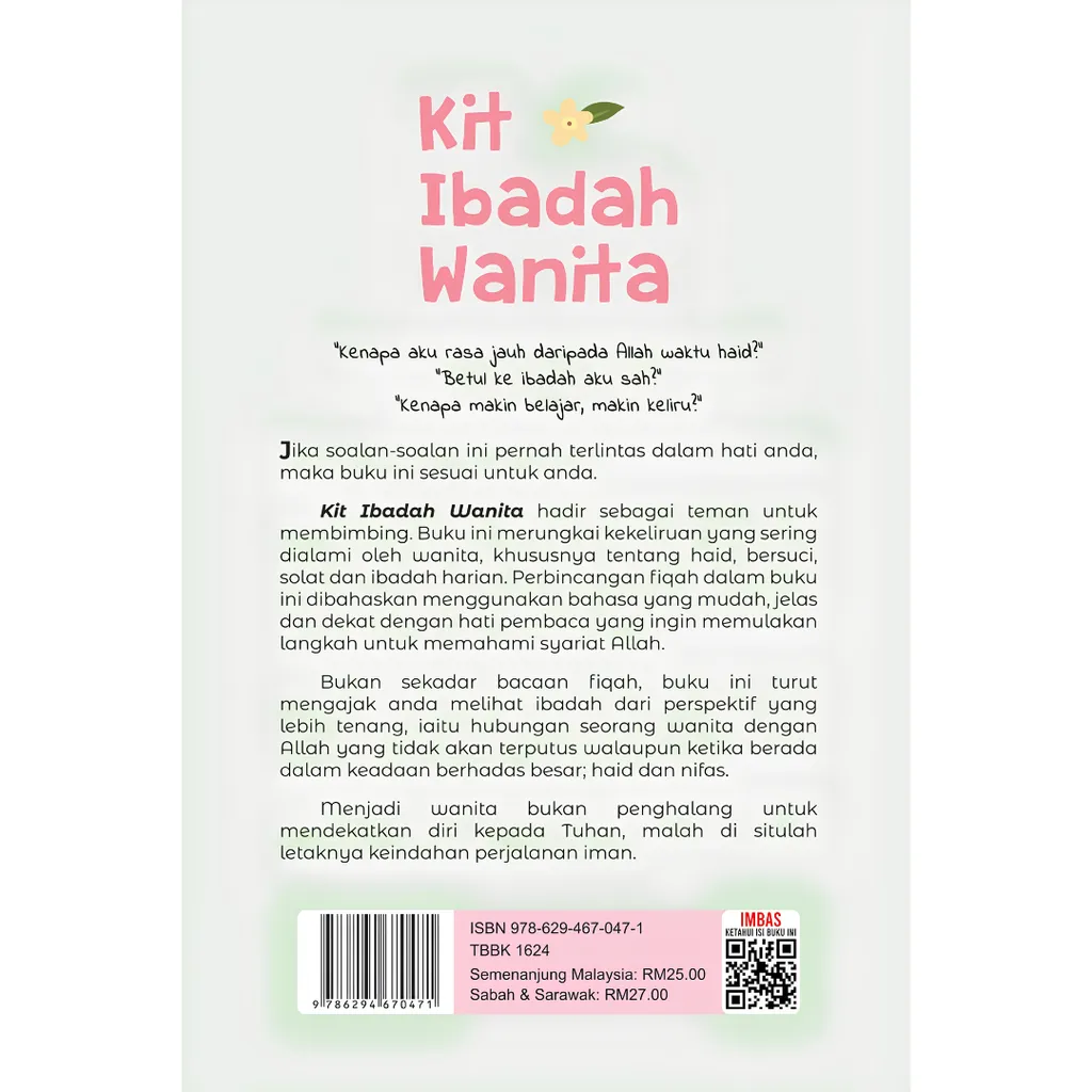 Paparan tambahan 3 untuk buku Kit Ibadah Wanita
