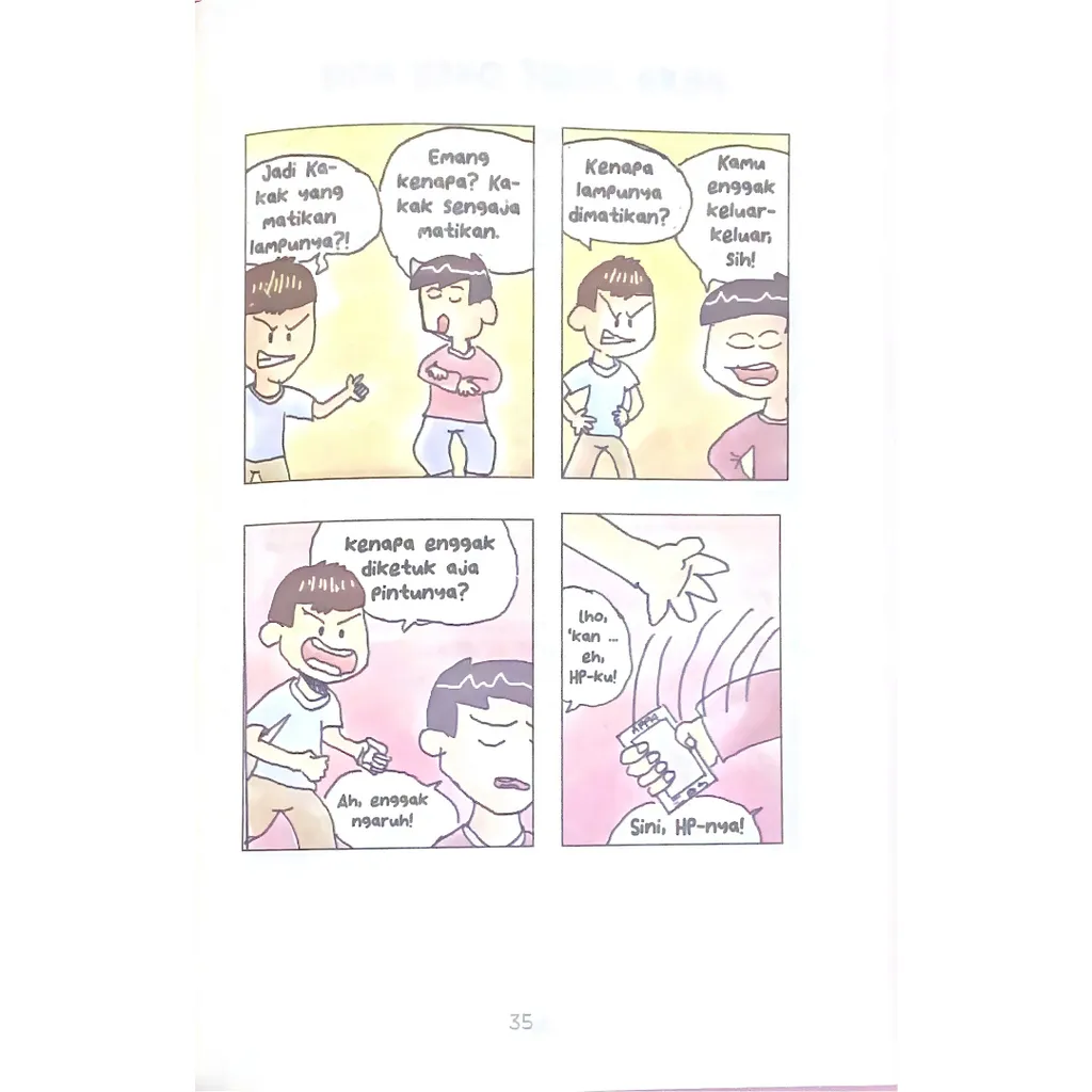Paparan tambahan 2 untuk buku Komik Hadits Anak 2 - Buku Indonesia