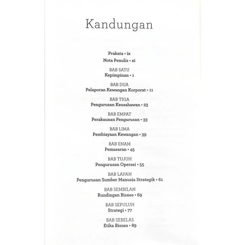 Paparan tambahan 2 untuk buku The Visual MBA - Edisi Bahasa Melayu