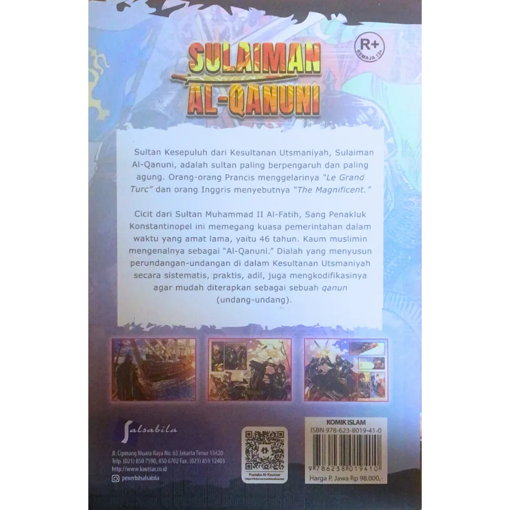 Paparan tambahan 3 untuk buku Komik Sulaiman Al-Qanuni - Buku Indonesia