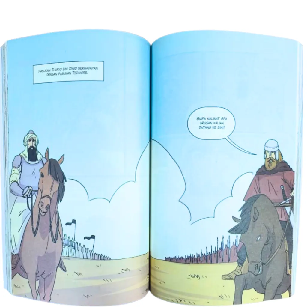Paparan tambahan 2 untuk buku Komik Thoriq bin Ziyad; Penakluk Andalusia- Buku Indonesia