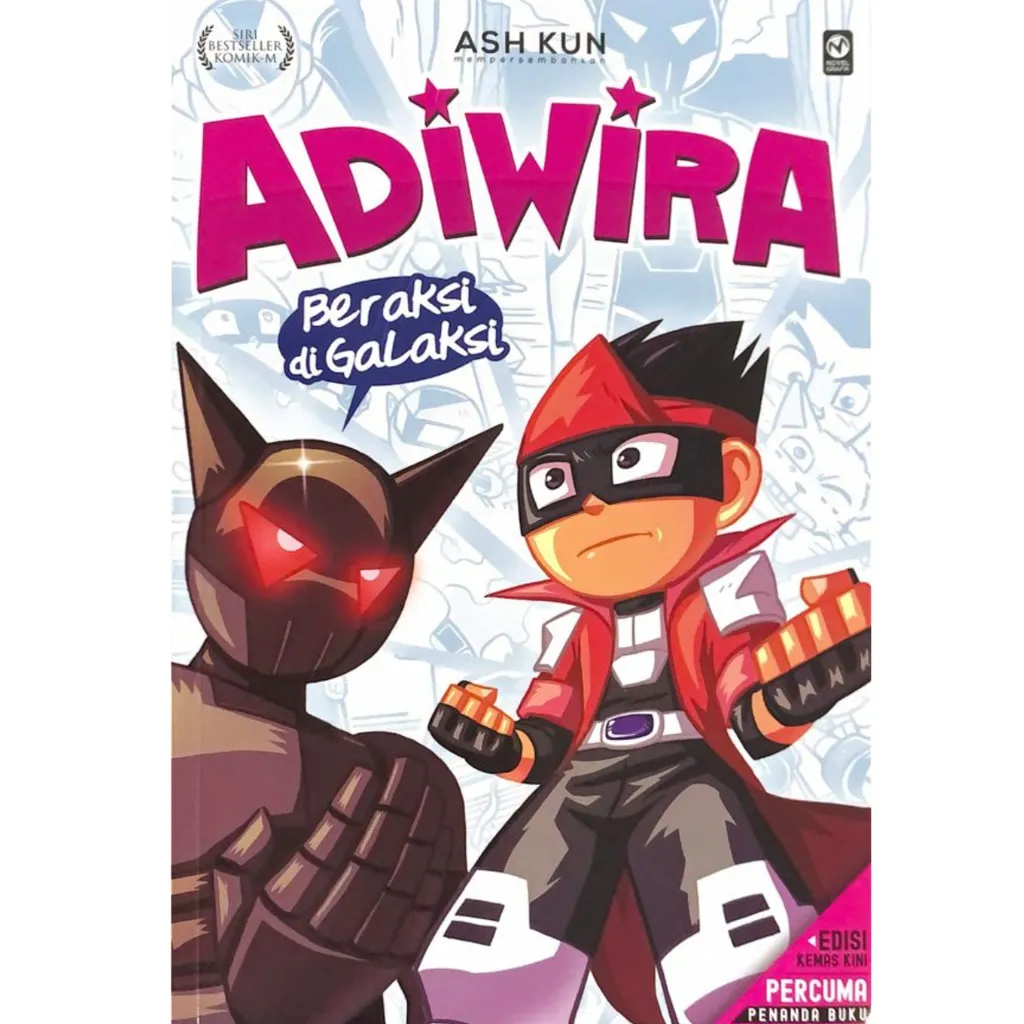 Imej utama kulit buku Adiwira #4: Beraksi di Galaksi - EKK