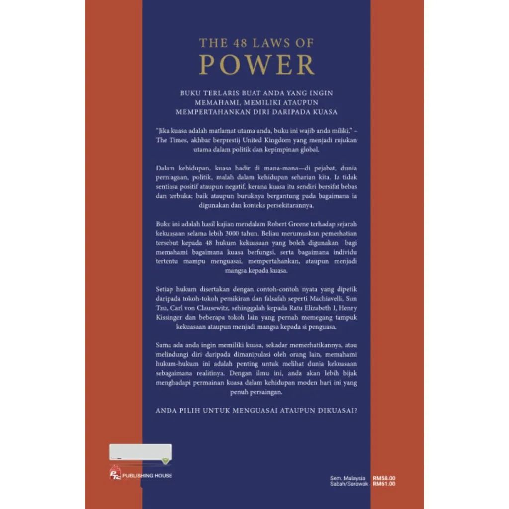 Paparan tambahan 5 untuk buku The 48 Laws Of Power