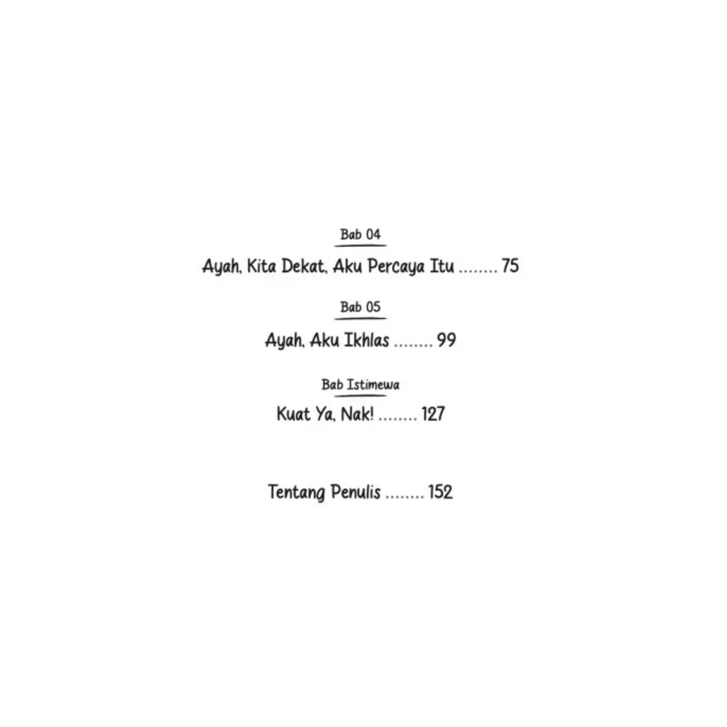 Paparan tambahan 4 untuk buku Ayah, Ini Arahnya ke Mana, ya?