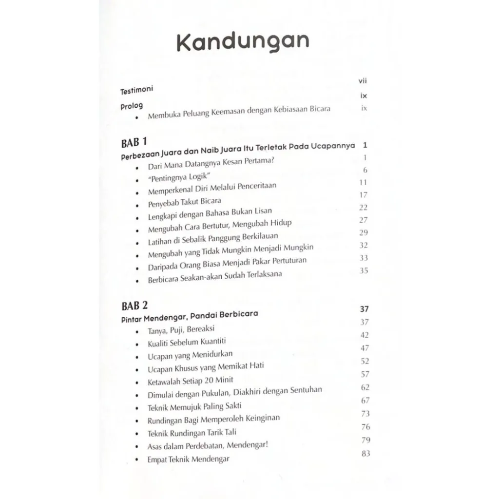 Paparan tambahan 2 untuk buku KBook: Bicara Itu Ada Seninya