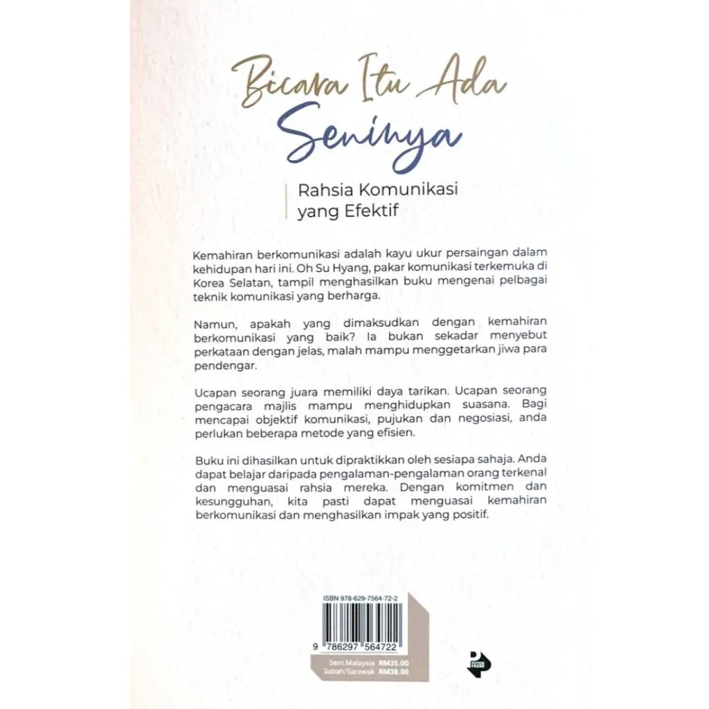 Paparan tambahan 5 untuk buku KBook: Bicara Itu Ada Seninya