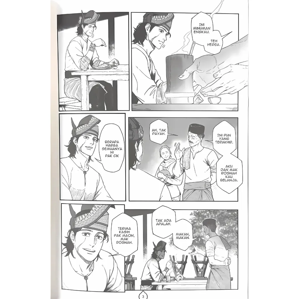Paparan tambahan 2 untuk buku Komik Nirnama: Hikayat Pendekar Tanpa Nama #1