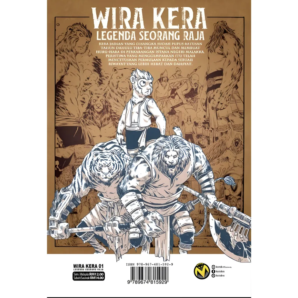 Paparan tambahan 7 untuk buku Wira Kera #1: Legenda Seorang Raja #