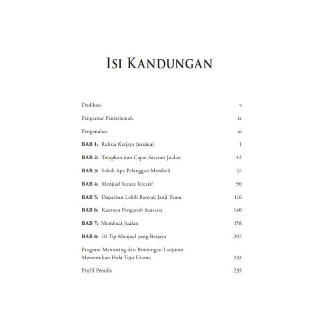 Paparan tambahan 2 untuk buku The Psychology of Selling
