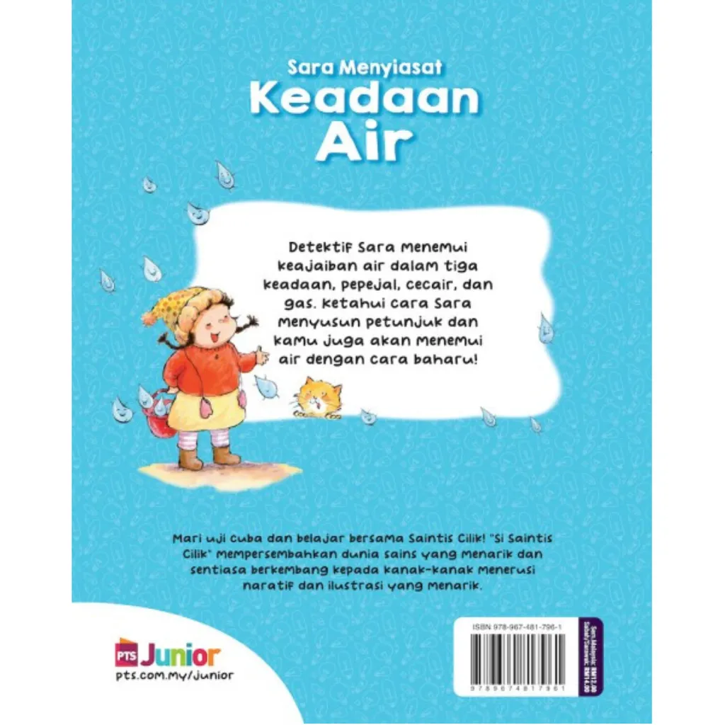 Paparan tambahan 6 untuk buku Saintis Cilik: Sara Menyiasat Keadaan Air