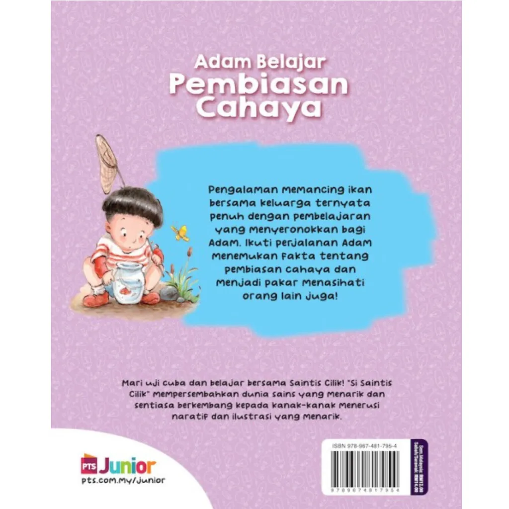 Paparan tambahan 6 untuk buku Saintis Cilik: Adam Belajar Pembiasan Cahaya