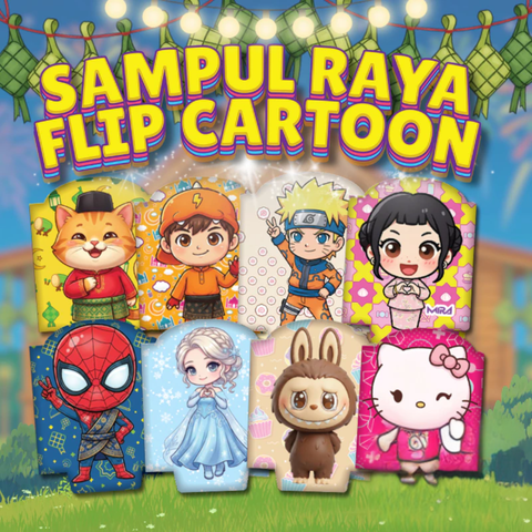 sampul raya flip cartoon