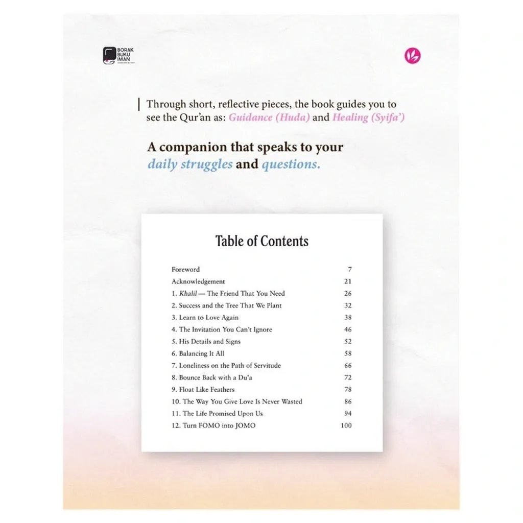 Paparan tambahan 3 untuk buku A Collection of Daily Qur'anic Reflections