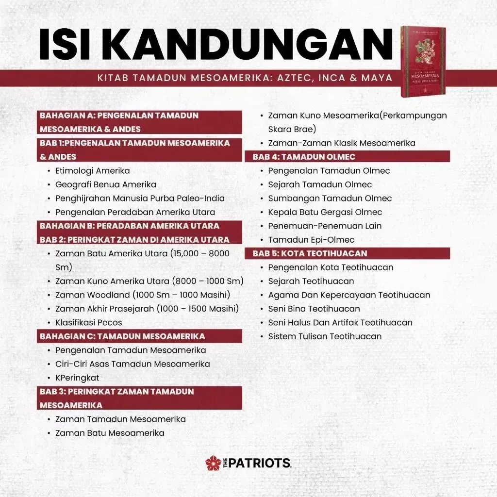 Paparan tambahan 3 untuk buku Kitab Tamadun Mesoamerika