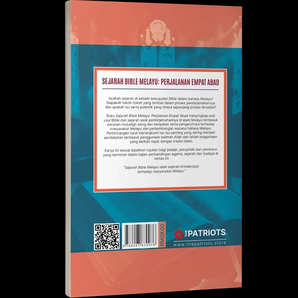 Paparan tambahan 3 untuk buku Sejarah Bible Melayu: Perjalanan Empat Abad