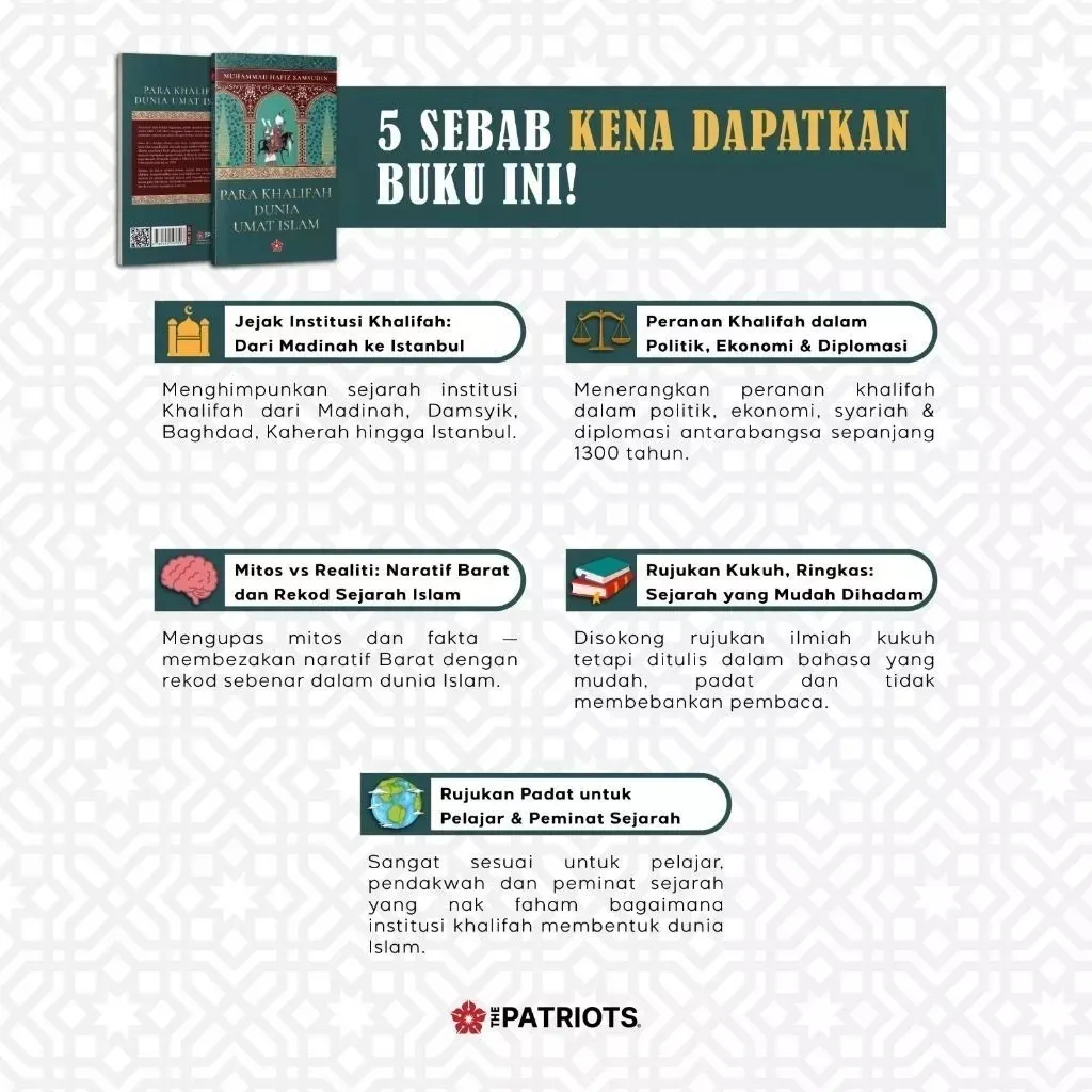 Paparan tambahan 5 untuk buku Para Khalifah Dunia Umat Islam