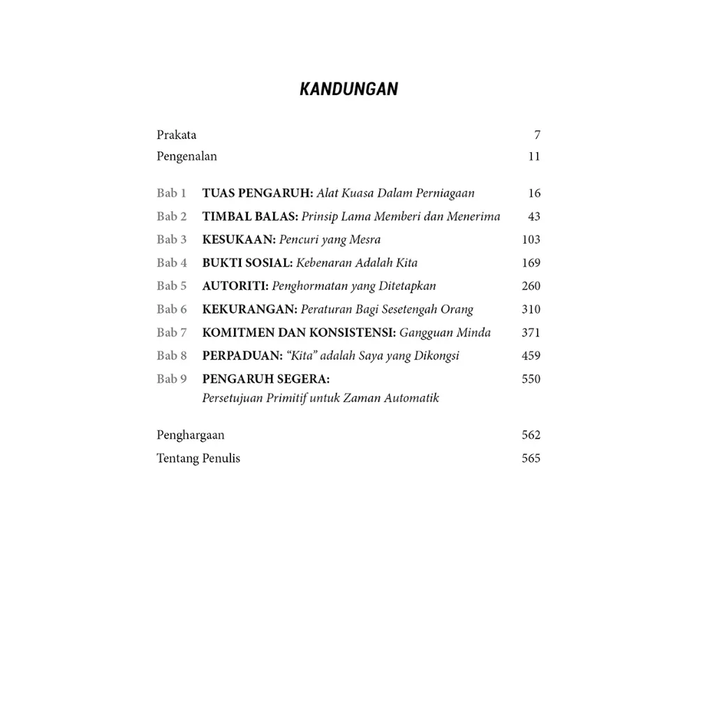 Paparan tambahan 2 untuk buku Influence, New and Expanded