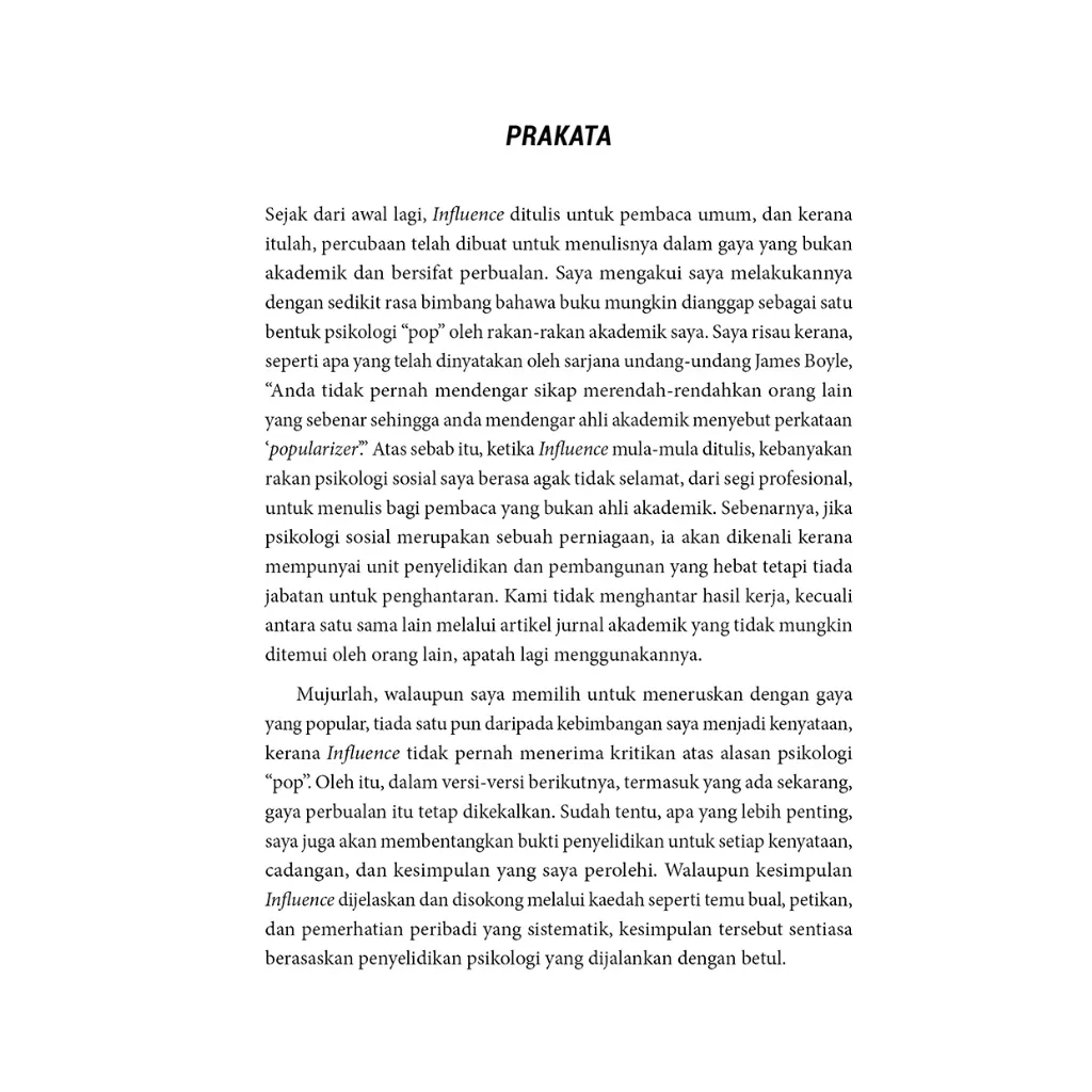 Paparan tambahan 3 untuk buku Influence, New and Expanded