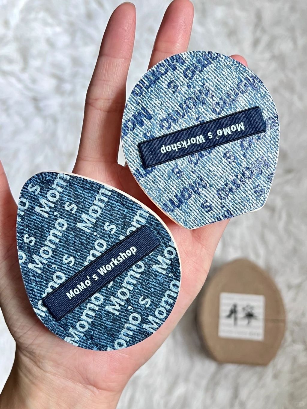 毛吉吉经典丹宁颜色的粉扑_1_XX是小雪_来自小红书网页版