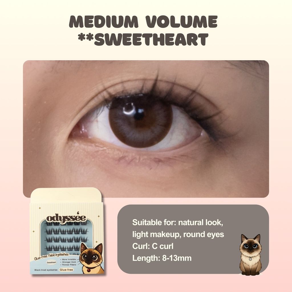 Glue free eyelash.zip - sweetheart 2