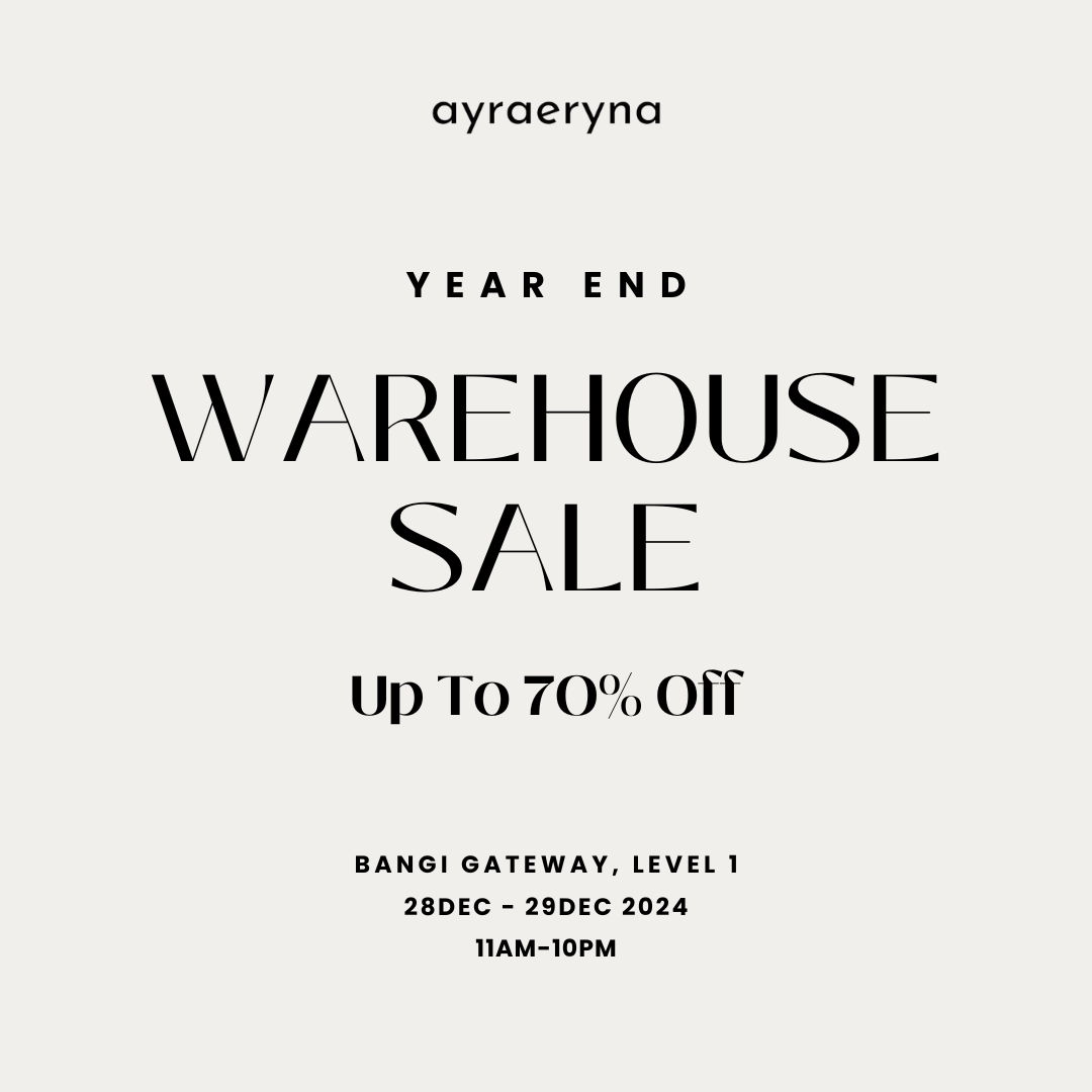 Warehouse Sales- 70% OFF dan Baju Kurung Serendah RM30!