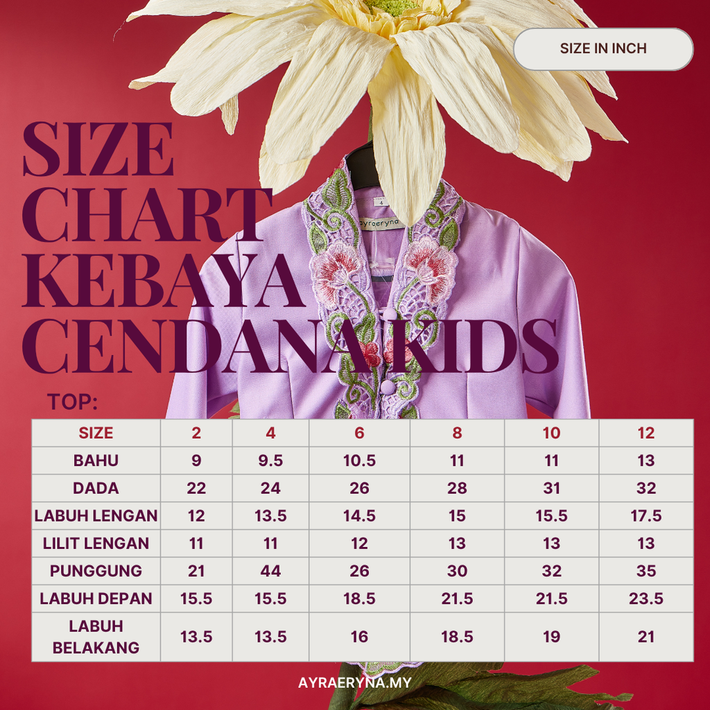 KEBAYA CENDANA KIDS EDIT
