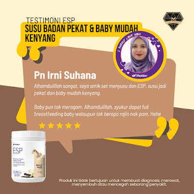 Testimoni ESP Susu Badan Pekat Bayi Kenyang
