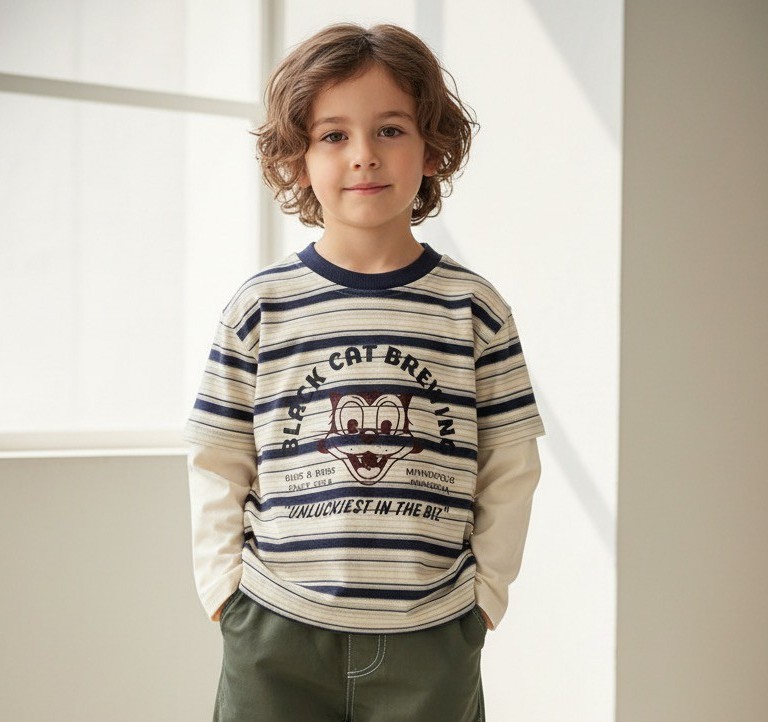 男童薄長T新款登場 | Hokky Dot 童裝｜ 網路商店