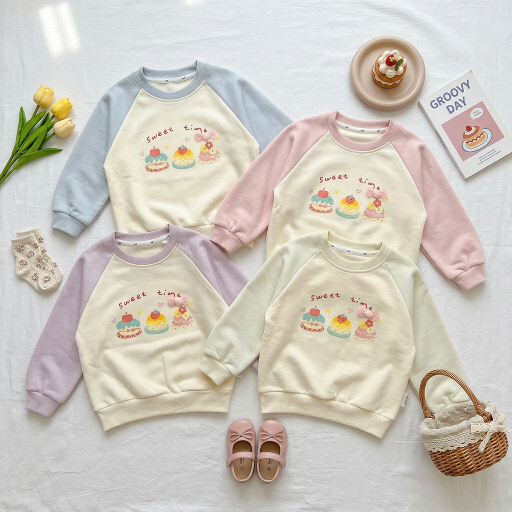 Firefly_GeminiFlash_Enhance the provided children’s clothing flat-lay photo into a high-quality e-commerc 303621