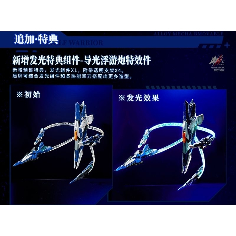 Nuclear Gold Reconstructio Crystal Envoy Wolf Warrior Mega