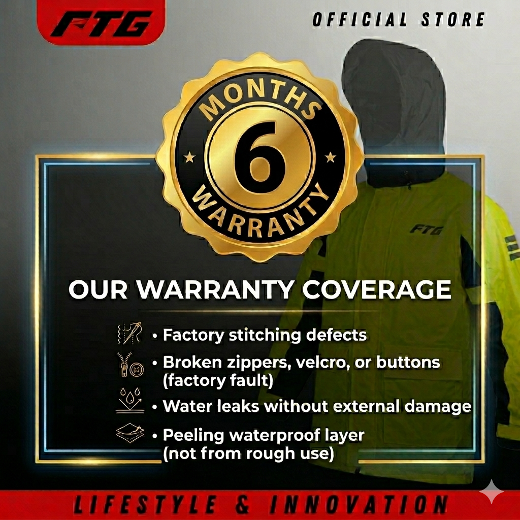 6 months warranty poster