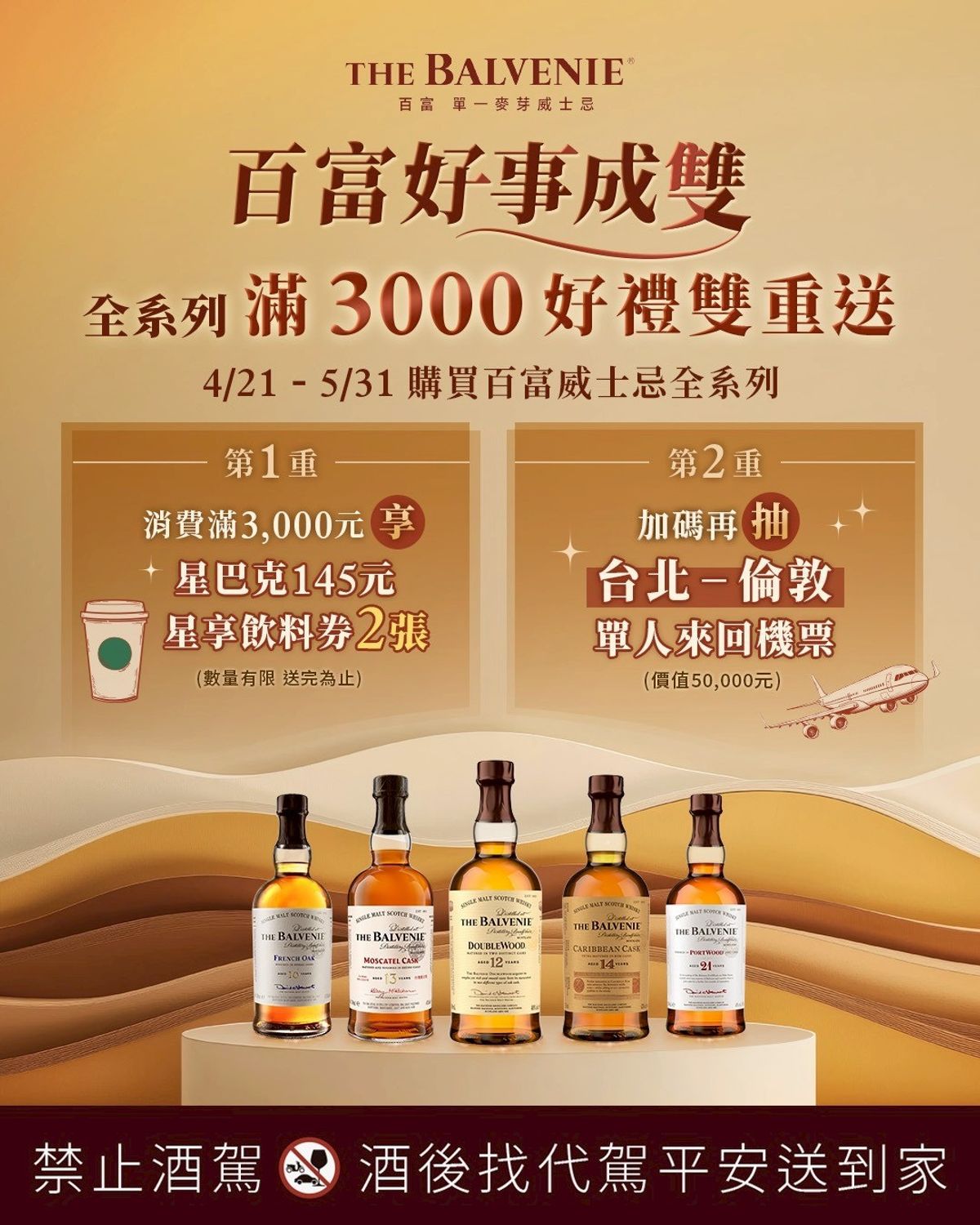 百富好事成雙|全系列滿3000好禮雙重送