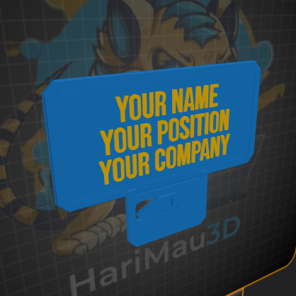 Desk Plaque Generator